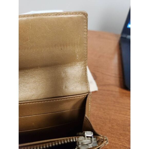 Louis Vuitton AUTHENTIC Vernis gold long wallet WITH DUSTBAG & Certificate of Au - Picture 4 of 9